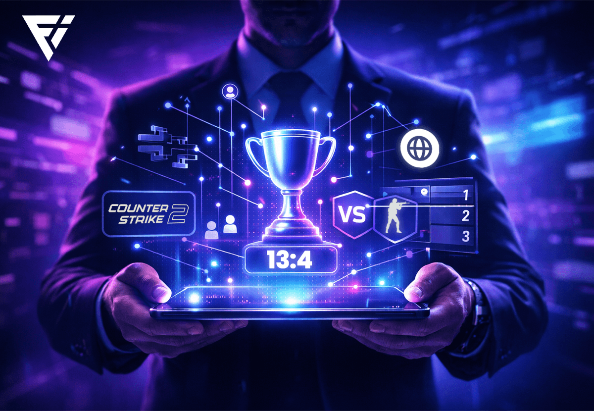 E-sports player gaming